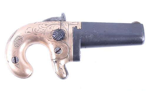 Engraved Moore's Patent Fire Arms No. 1 Derringer