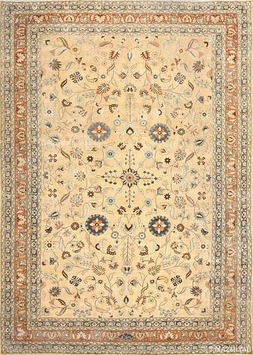 ANTIQUE LARGE PERSIAN ALLOVER KHORASSAN CARPET. 18 ft 8 in x 13 ft 2 in (5.69 m x 4.01 m).