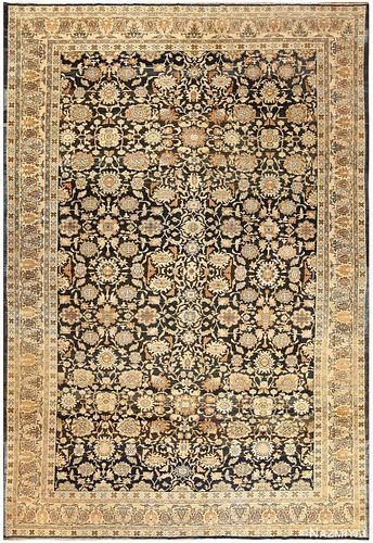 ANTIQUE PERSIAN MALAYER RUG. 17 ft x 11 ft 8 in (5.18 m x 3.56 m).