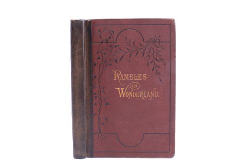 Rambles in Wonderland 1st Edition 1878 w/ Map