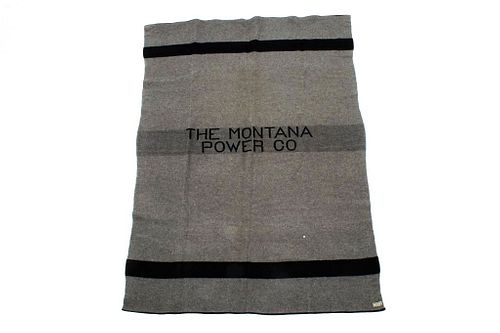 Pendleton Wool Blanket "The Montana Power Co."