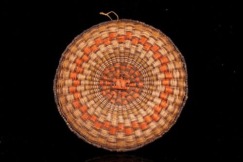 Hopi Third Mesa Wicker Drying Basket  c. 1900's