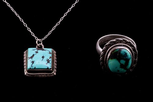 Navajo Sterling Silver Necklace & Ring Collection