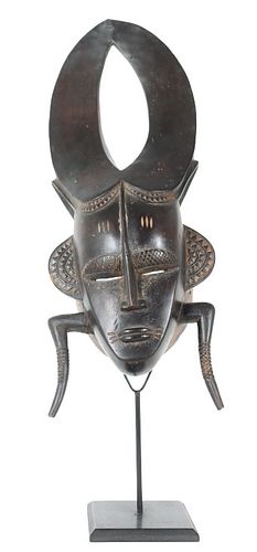 African Carved Wooden Face Mask