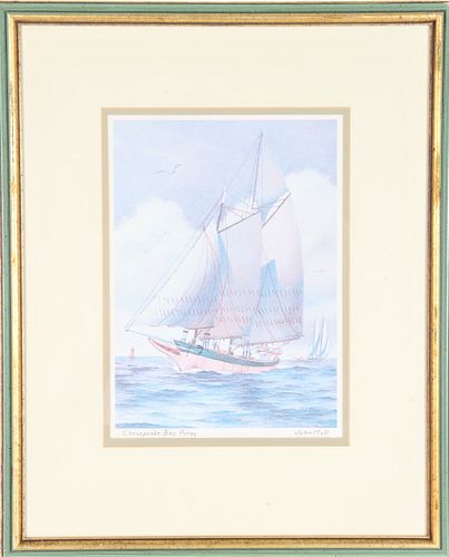 John Moll Chesapeake Bay Pungy Print