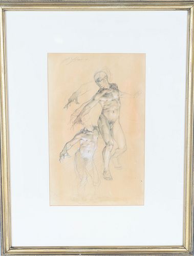 Robert Liberace (b 1967) American, Nude Pencil / P