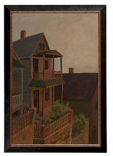 Painting of a House, Possibly by Clarence Holbrook Carter 