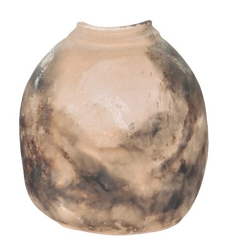 Frank Colson (20th C) Raku Ware Style Vase