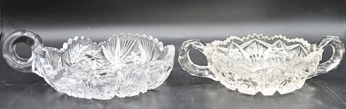 Pair of Cut Glass Bowls