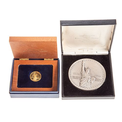 1976 Bicentennial Medals - Gold & Silver
