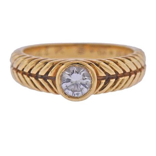 Octavio Sarda 18K Gold Diamond Engagement  Ring
