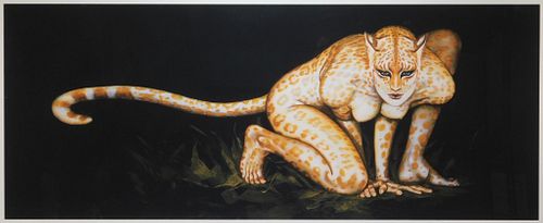 Olivia De Berardinis Nude Figure Serigraph