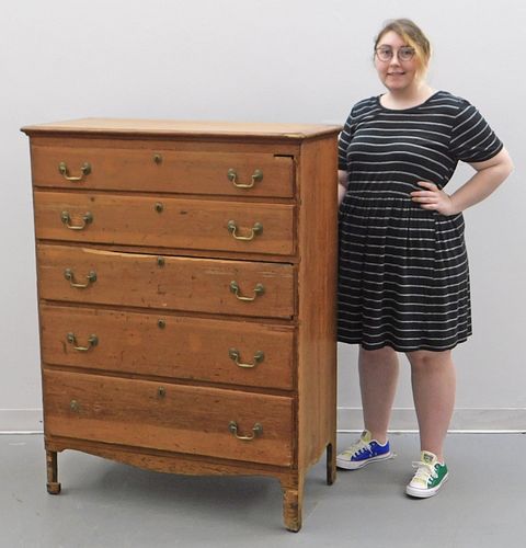 18C American Period Pine Chest of Drawers