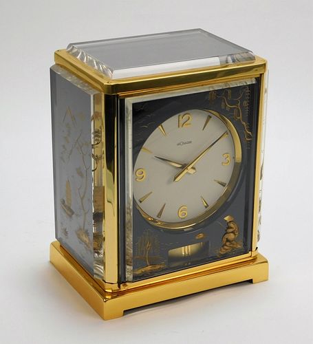 Jaeger Lecoultre Atmos Asiatic Chinoiserie Clock
