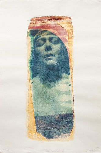 Paolo Gioli
(Italian, b. 1942)
A pair of polaroids (Ritratto di Carla, 1985; Omaggio Impuro a Bayard, 1983)