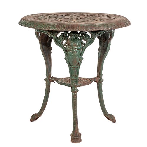 Classical Style Wrought Iron Patio / Bistro Table