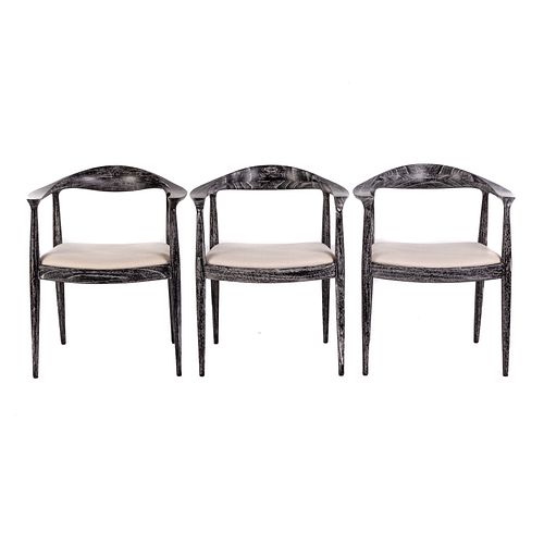 Set of Three Modern Chairs