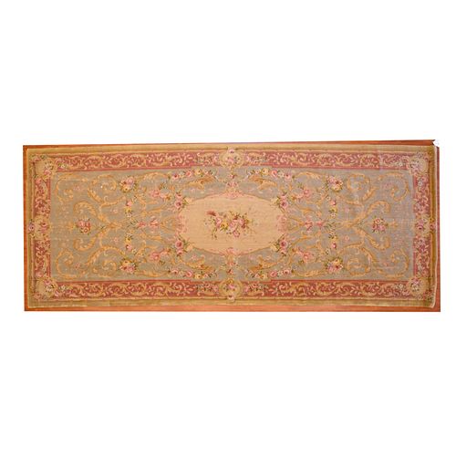 Savonnerie Gallery Rug, China, 6 x 15