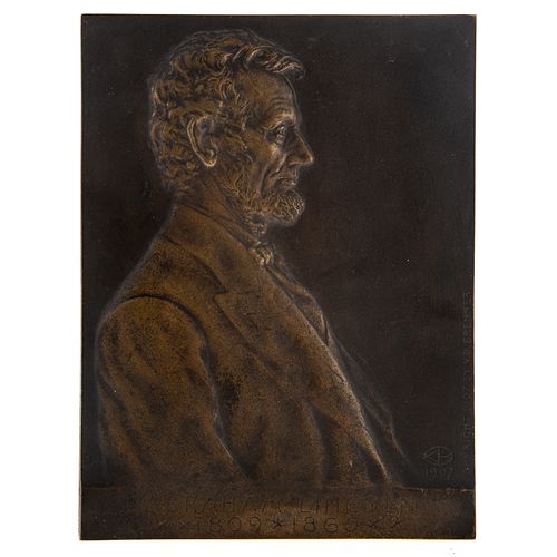 Victor Brenner, Bronze Lincoln Plaque