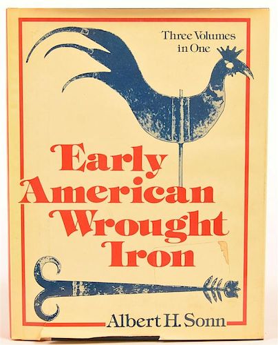 (1 vol) Sonn Early American Wrought Iron 1979