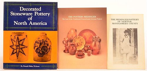 (3 vols) Books on Stoneware & Pottery