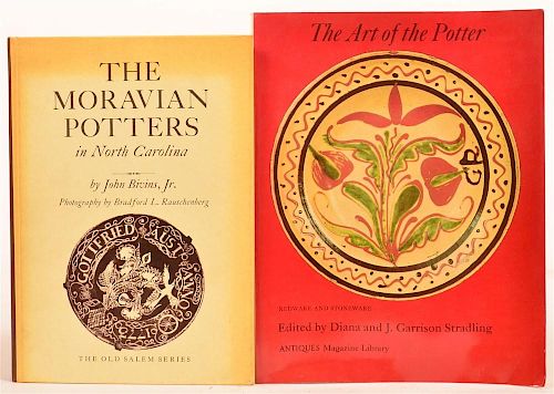 (2 vols) Moravian Potters in NC & Art of Potter
