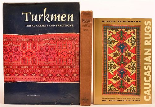 (3 vols) Books on Oriental Rugs