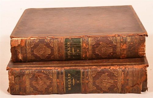 (2 vols) Rollins Ancient History Boston 1823