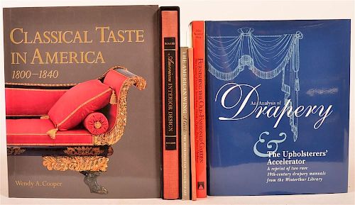 (6 vols) Books on Antiques & Design