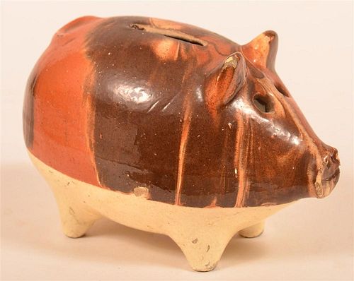 Earthenware Pig Form Pig Bank