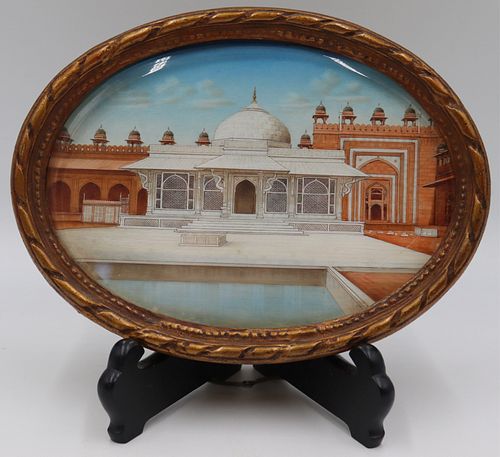 Indian Painted Miniature of the Tomb of Sheikh