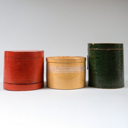 Group of Three Cylindrical Vessels