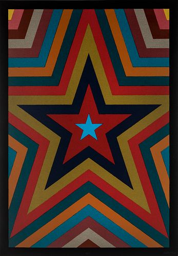 SOL LEWITT (United States, 1928 - 2007).
Untitled, from the Olympic Centennial Suite, 1992.
Silkscreen on 270 gr Velin d'Arches paper, 109/250.
Signed