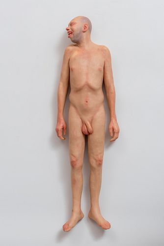 RICHARD STILP (Czech Republic, 1968)
"Tribute to Ron Mueck's dead dad", 2005.
Polychromed resin .
Signature on the base of each piece.