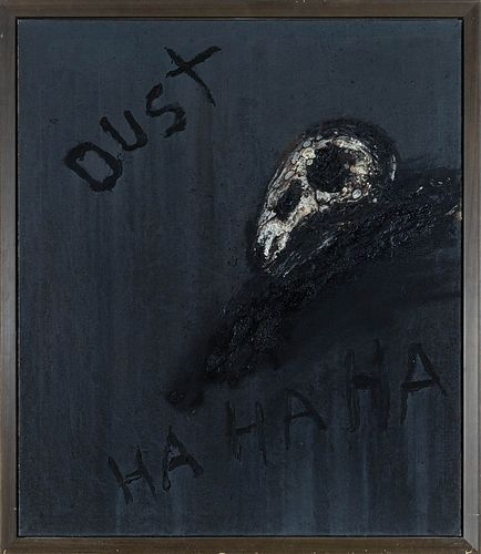VICTOR MIRA (Zaragoza, 1949 - Munich, 2003).
"Dust", 1992.
Oil and glass resin on canvas.
Signed, dated and titled on the back.