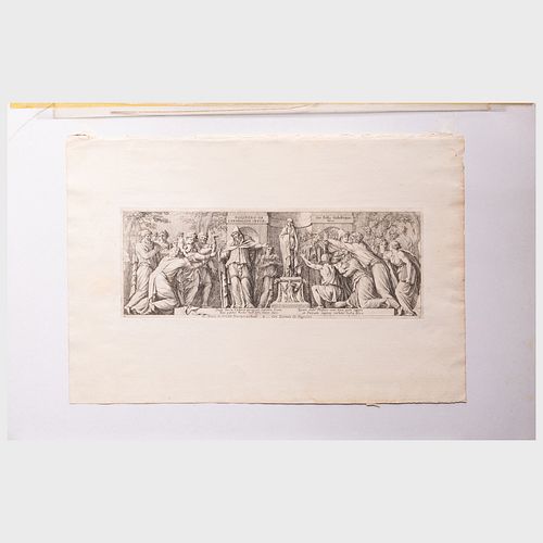 A Miscellaneous Group of Five Neoclassical Prints