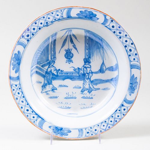 Delft Blue and White Soup Plate