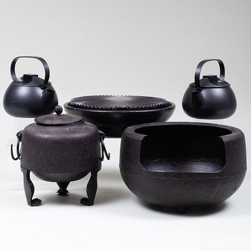 Group of Metal and Pottery Wares