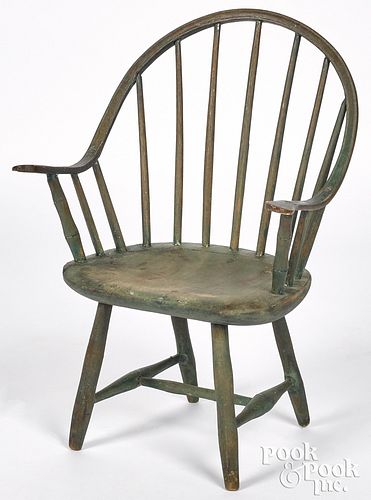 Child's continuous arm Windsor chair, ca. 1830