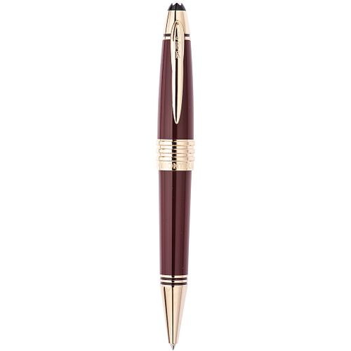 MONTBLANC GREAT CHARACTERS HOMAGE TO JOHN F. KENNEDY SPECIAL EDITION BALLPOINT PEN IN RESIN AND BASE METAL