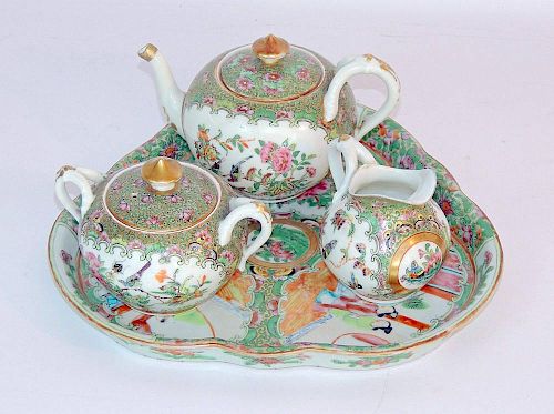Assembled Chinese Export Porcelain Tea Set