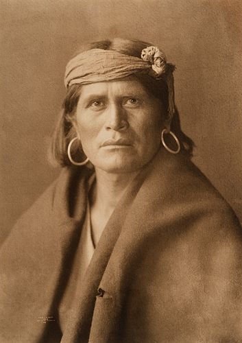 Edward Curtis, A Walpi Man "Meator" (A Moki Chief), 1900