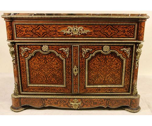 VERY RARE FRENCH IN THE MANNER OF BOULE CABINET
