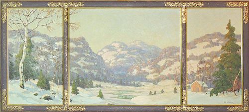 Walter Koeniger. Winter Landscape