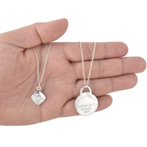 Tiffany & Co Sterling Pendant Necklaces