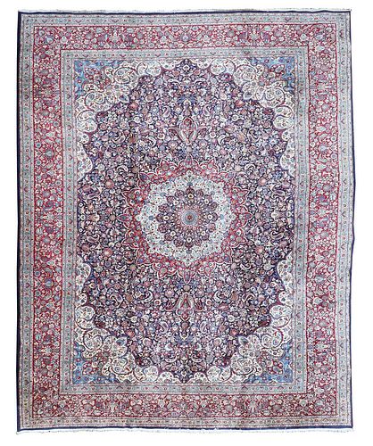 A large Persian Khorassan carpet,