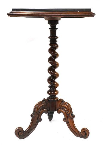 A Victorian rosewood chess table,