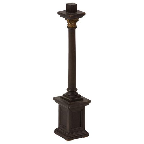 Late 19th Century Wooden Column Model from France
