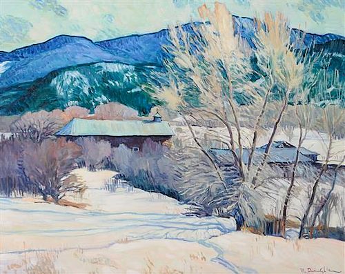 Robert Daughters, (American, b. 1929), Mountainous Landscape