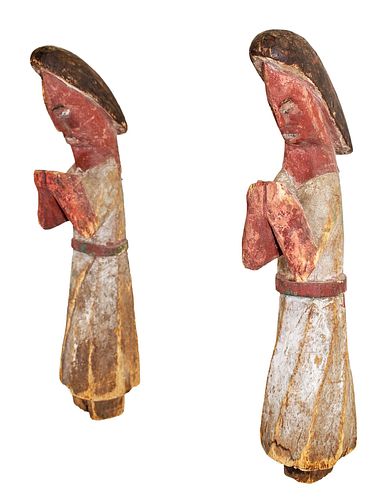 African Carved Twin Figures
